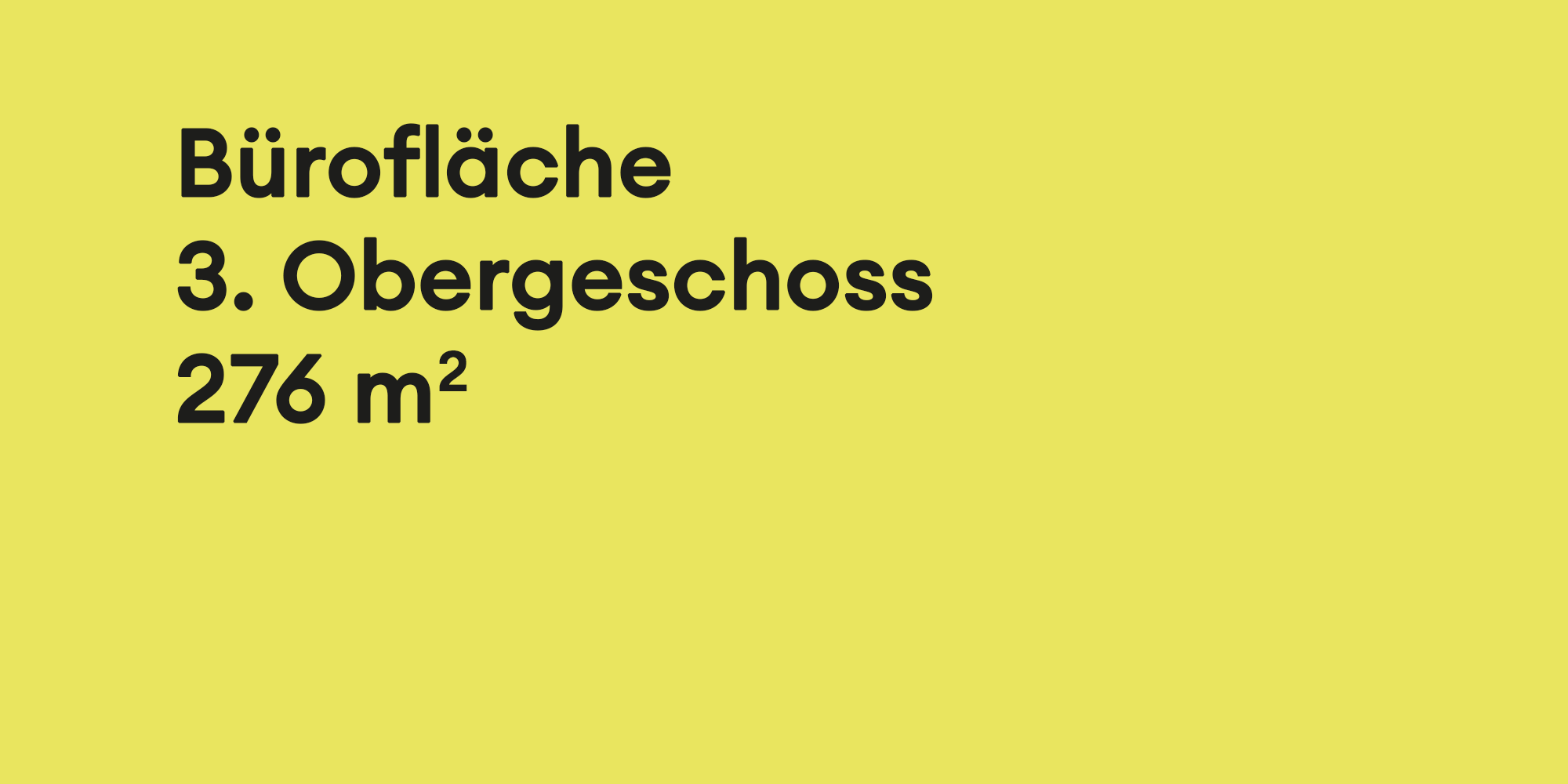 Bürofläche, 3. Obergeschoss, 276 m2